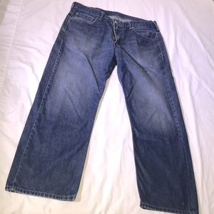Vintage 80s Levi's 569 blue denim jeans W 34 L 30